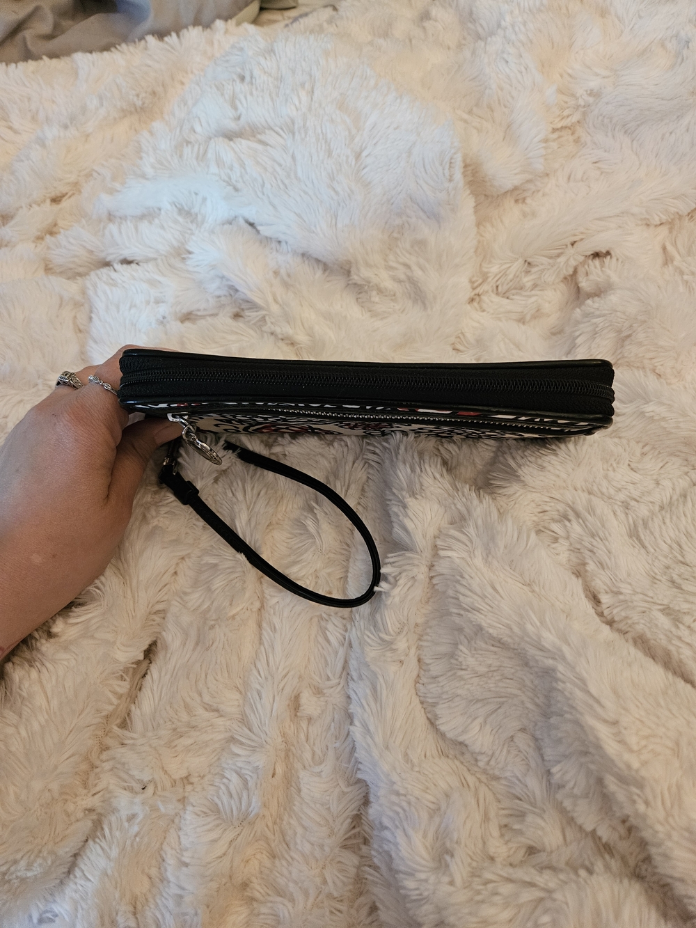 COACH✨️Poppy Daisy Floral Graffiti Wristlet/wallet-Y2K - Picture 2 of 16